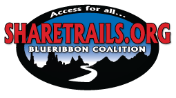 Sharetrails.org/BlueRibbon Coalition logo